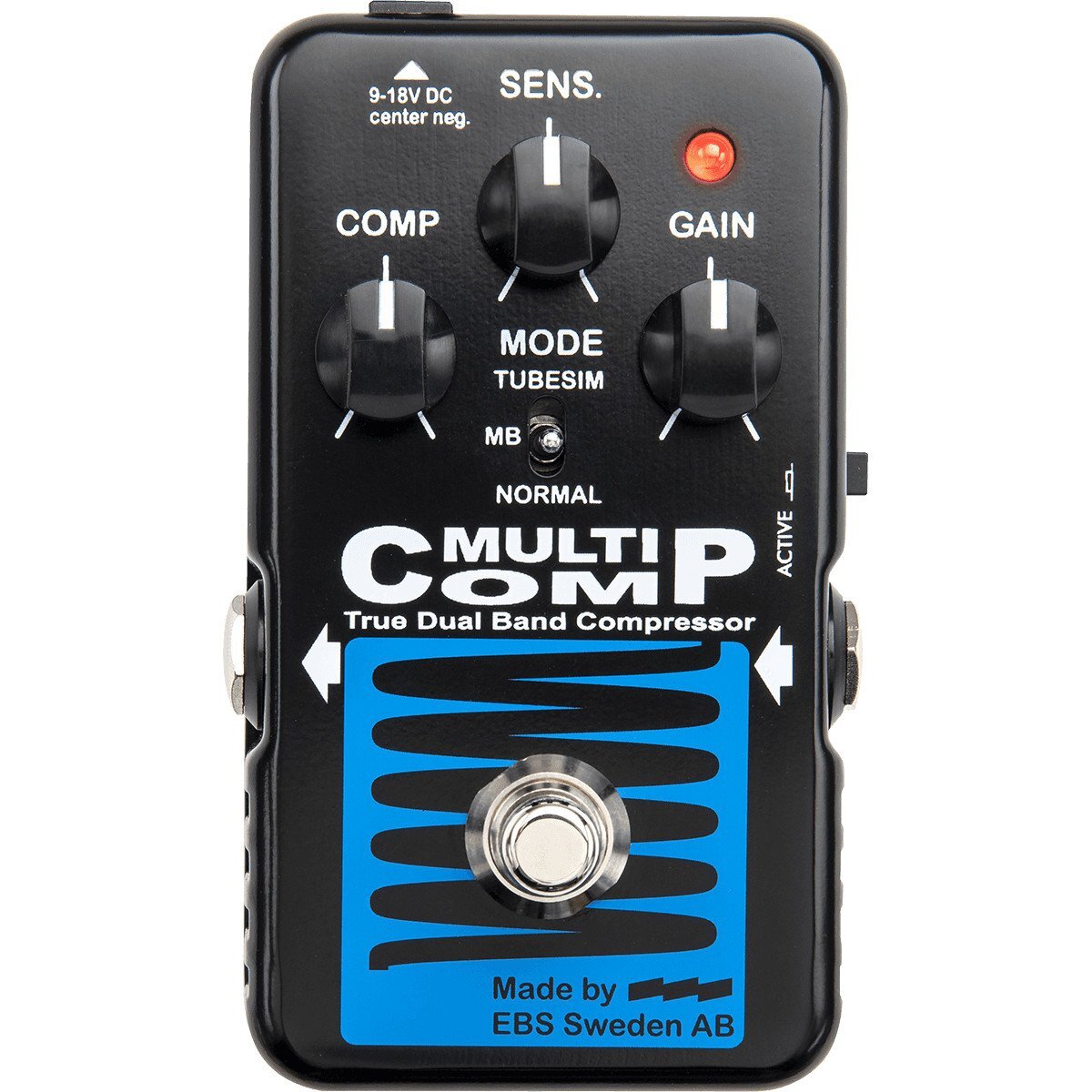 Ebs MultiComp Blue Label - Single effecten voor basgitaar