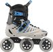 Roces Otli TIF 100 Skeelers Volwassenen - 4x100mm Wielen - Fitness / Speed Inline Skates - Grijs Zwart - Maat 45