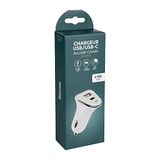 ITENSE USB-C Autolader 12V Dual USB