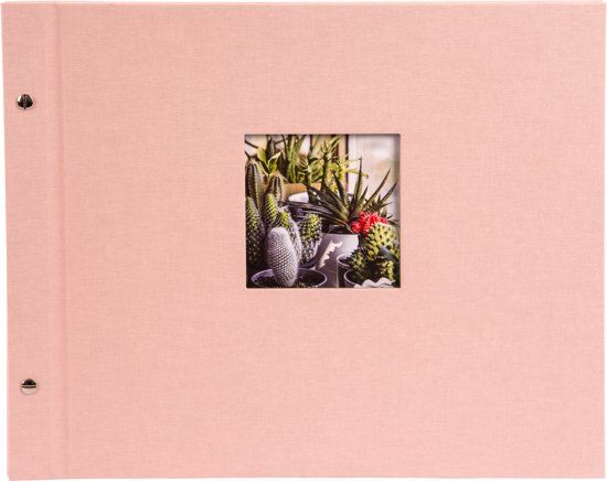 Goldbuch BELLA VISTA - Schroefalbum - licht roze - 39x31cm - witte bladen
