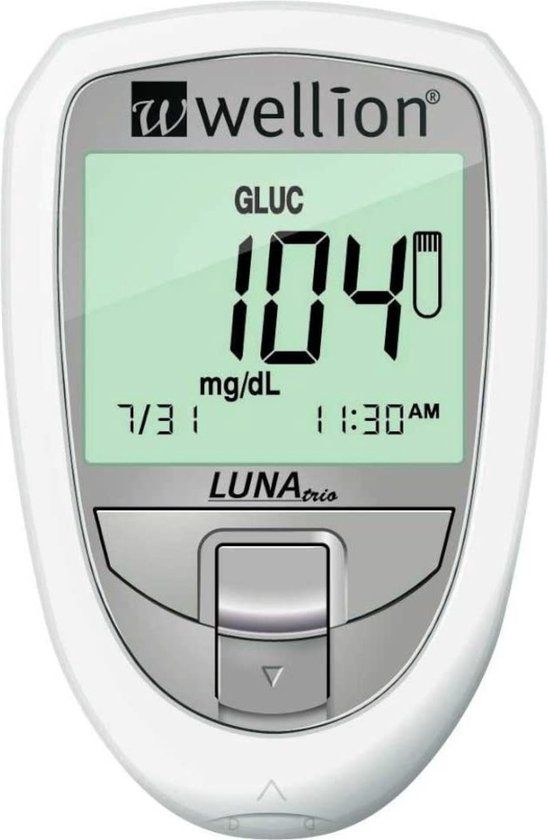 Wellion Luna Trio 3-in-1 glucosemeter startpakket - Wit
