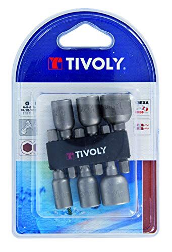 TIVOLY 11501920001 spandoppen, 6-kant, magnetisch x6
