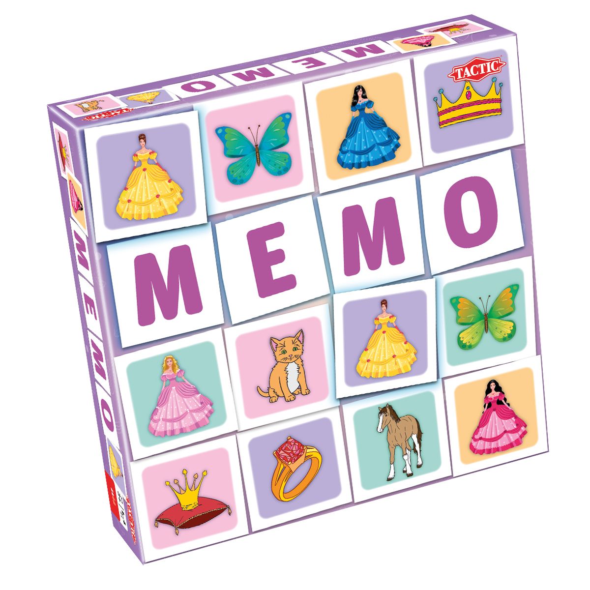 Tactic Meisjes Memo - Bordspel - Multicolor - Vanaf 3 jaar