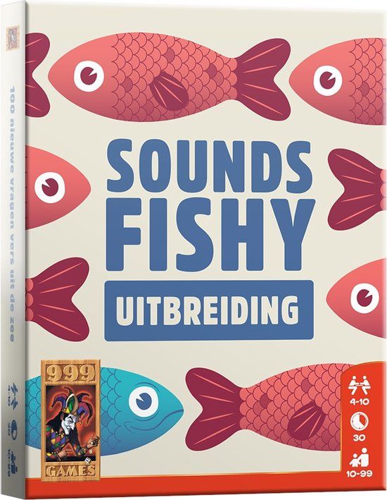 999 Games Sounds Fishy - De Uitbreiding! - Partyspel - Nederlandstalig - Klein cadeautje