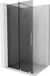 Mexen Velar paroi de douche coulissante Walk-in 90 x 200 cm, graphite 8 mm, chrome