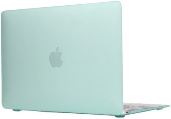 By Qubix Macbook 12 inch case van - Groen - Macbook hoes Alleen geschikt voor Macbook 12 inch model nummer: A1534 zie onderzijde laptop - Eenvoudig te bevestigen macbook cover