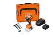 FEIN Impact-tapping-top Set, ASCD18-300W2 AS 18V, Tot max.290 Nm, met borstelloze motor en draaimomentinstelling in 6 standen. Voor metrische schroefverbindingen tot M18, 1 accu 18V 5Ah en oplader