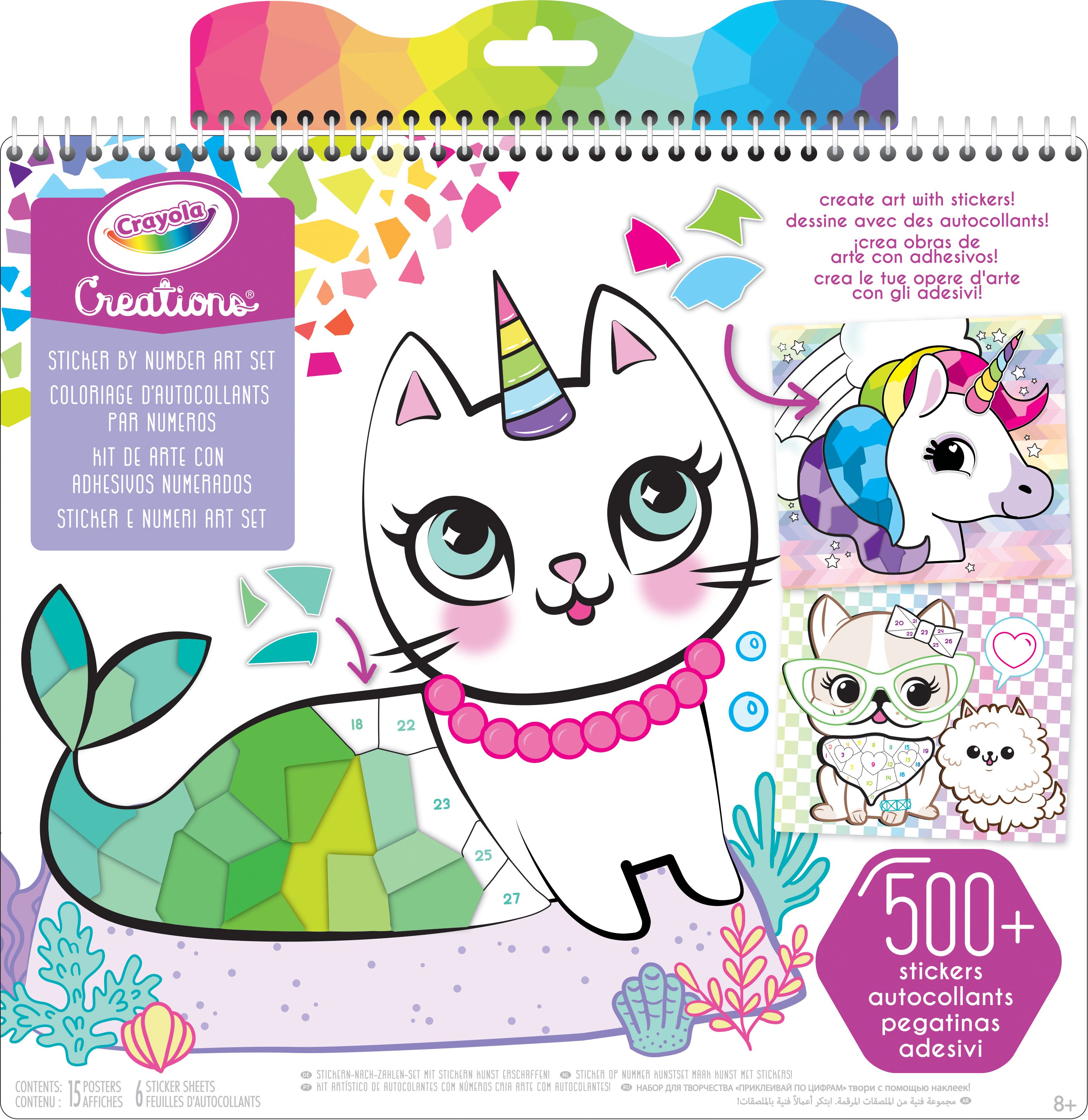 Crayola Creations Sticker Op Nummer Set - 04-6229