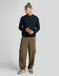 Lyle & Scott Tonal Eagle Merino Trui Donkerblauw