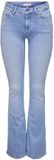 ONLY Onlblush Mid Flared Dnm Tai198 Noos Jeans Special Bright Blue Denim