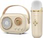 Icecat enceinte Bluetooth avec microphone, set de karaoké pour enfants, cadeau, stéréo HD