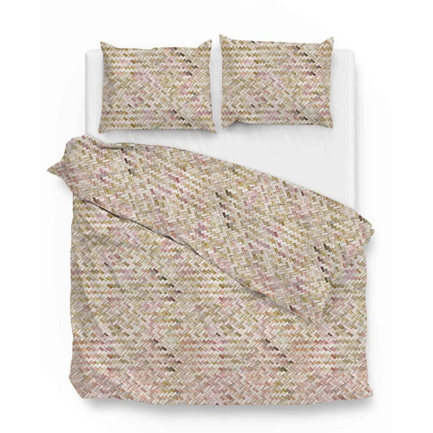 Zo!Home Laurie Dekbedovertrek - Beige - 1-Persoons 140x200/220 cm