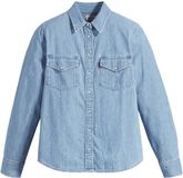 Levi's Western Shirt Wo - Blue Shirts