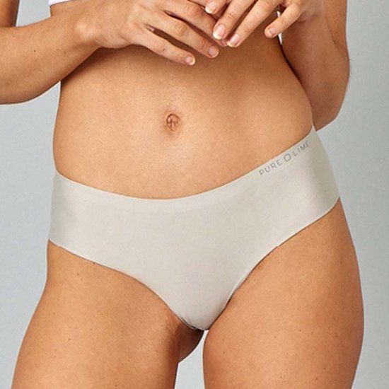 Pure Lime Hipster Duo Pack - Women's Running Underwear - Sand/Black - Size XL