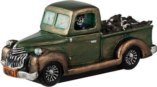 Lemax Spookytown Garbage Truck