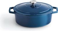 Brandt Braadpan - Gietijzeren kookpot - 30cm - Blauw