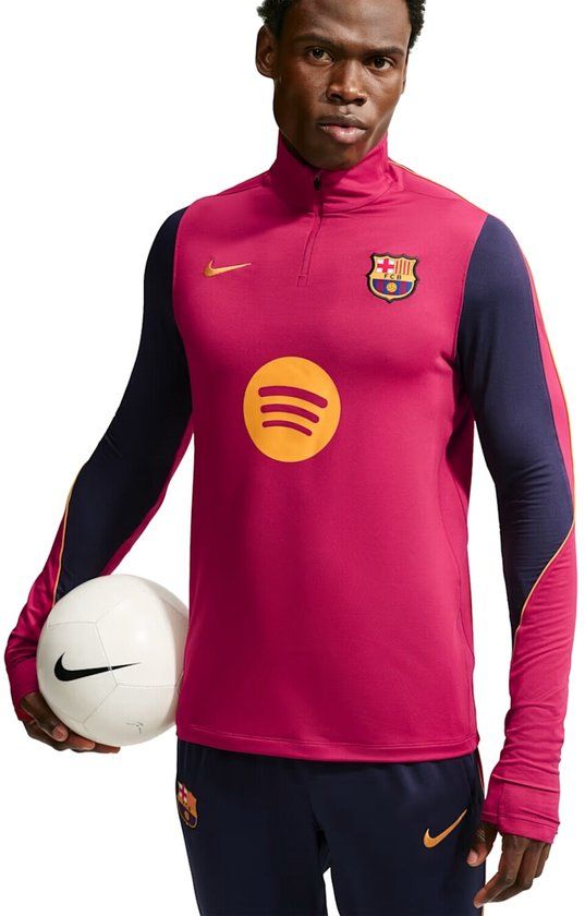 Nike Fc Barcelona Strike Drill Top Ii3253-621 - Rood - Maat S