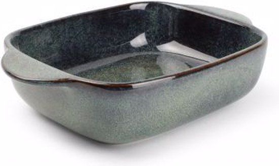 Salt&pepper Meridian Ovenschaal - 25x19.5x16.5cm - Groen/Blauw