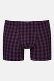 Mey Long Shorty Serie Lumber Grid Yacht Blue Heren Maat L