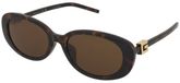 Gucci Lunettes de soleil Femme GG1684SA 004 Noir Brun