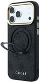Apple iPhone 18 Pro Hoesje 4G Classic Logo MagSafe Ring Stand 360° Noir