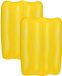 Bestway Opblaasbaar reiskussen - 2x - geel - 38 x 24 cm
