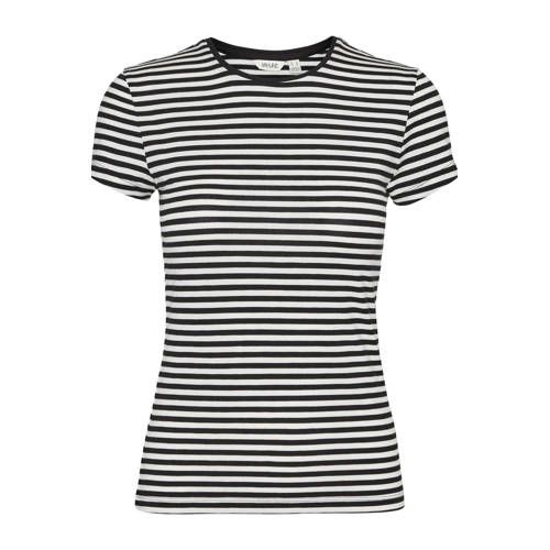 AWARE by VERO MODA VMINES FIONA Striped T-Shirt - Black