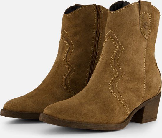 Tamaris Cowboylaarzen bruin Leer - Dames