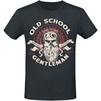 Gasoline Bandit T-shirt - Old School Gentleman - S tot 4XL - voor Mannen - zwart