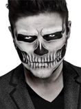 Metamorph Skeleton Boy gezicht plaktattoo - Halloween