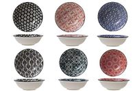 Cosy & Trendy Delirio soepbord gesorteerd, aardewerk, D 15 x H 4,8 cm, 6 stuks