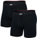 SAXX Boxershorts Vibe Xtra Soft Comfort - 2-pack - Zwart - XL