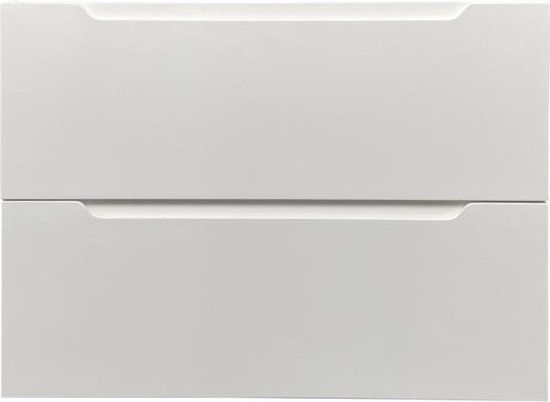 Hangmeubel onder wastafel - Wit - 80 cm - STEFANIE L 80 cm x H 57 cm x D 46 cm