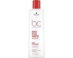 Schwarzkopf Bonacure Repair Rescue Shampoo - 500ml - For Damaged Hair - Sulfate-Free
