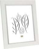 Deknudt Frames fotolijst S45VK1 - wit met zilverbies - 15x20 cm