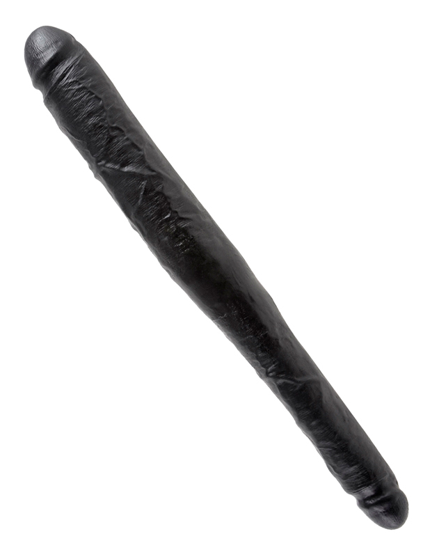 King Cock Dubbel dildo 16 Inch Tapered Double - zwart