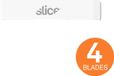 Slice 10535 Keramische reservemesjes, smalle beitelklingen, dubbelzijdig 4 stuk(s)