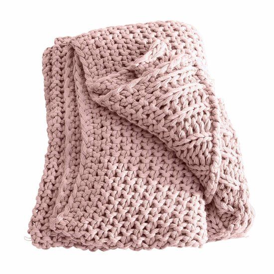 LOBERON Plaid Plixoren roze