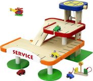 Primi Passi Jonotoys Primi passi - houten parkeer garage