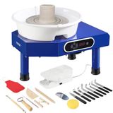 VEVOR Pottenbakkersdraaimachine voor het vormen van keramiek 25 cm