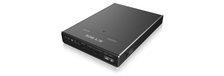 ICY BOX IB-2812CL-U3 - Basisstation voor opslagstations - Zwart