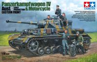 Tamiya Modelbouwpakket Militaire voertuigen - 25209 Panzerkampfwagen IV Ausf G. Early Production - Motorcycle Eastern Front Plastic - 1:35