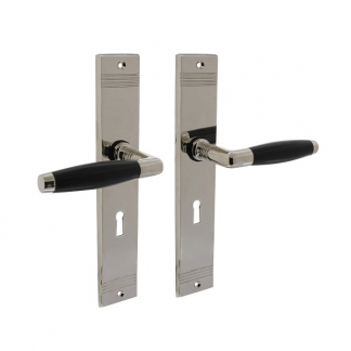 Intersteel Deurklink met sleutelschild | Intersteel | Ton | 56 mm (Messing, Nikkel)