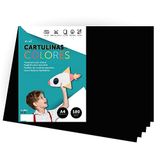 Cartulina m-office Cartulina de Colores A4 180gr Negro (25 hojas)