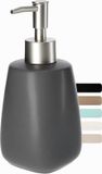 KADAX Zeepdispenser met pomp, pompdispenser van keramiek, dispenser voor vloeibare zeep, afwasmiddel, lotiondispenser, afwasmiddeldispenser voor badkamer, keuken, vloeibare zeepdispenser (antraciet)