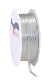Präsent Cadeaulint, Polyester, Sterling Zilver, 50 m Spoel 3 mm
