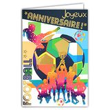 69-5020 AFIE 69-5020 Gelukkige Verjaardag Voetbal Voetbal Voetbal Ronde Champion Cup Cadeau-idee voor Supporteur van het Europees Kampioenschap