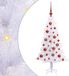 vidaXL Kunstkerstboom met 150 LED Wit 120 cm PVC en Staal