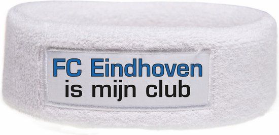FC Eindhoven Sport Hoofdband - Wit - Unisex - Volwassenen
