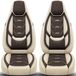 Bremer Sitzbezüge Laika Premium Camper stoelhoezen voor Ecovip H11 in Beige/Bruin (2 losse stoelen)
